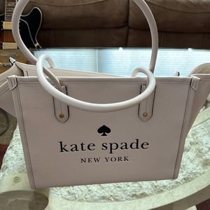 White Kate spade tote new with tags
